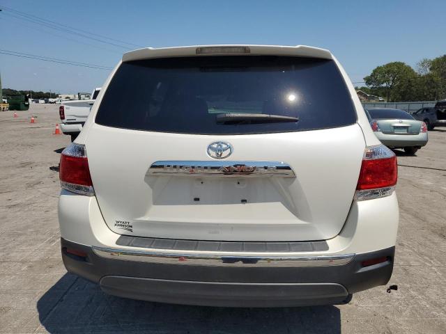 5TDZA3EH7CS019280 - 2012 TOYOTA HIGHLANDER BASE Biały zdjęcie 6