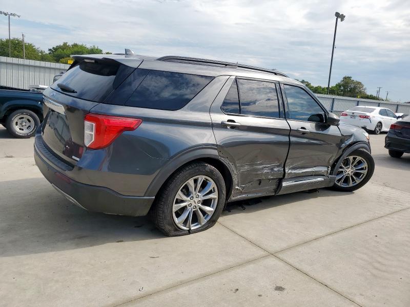 1FMSK7DH3LGC09042 - 2020 FORD EXPLORER XLT Серый фото 3