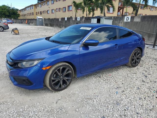 2HGFC4B88LH302732 - 2020 HONDA CIVIC SPORT BLUE photo 1