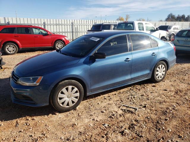 3VW2K7AJ4FM329578 - 2015 VOLKSWAGEN JETTA BASE 蓝色 照片 1