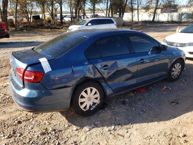 3VW2K7AJ4FM329578 - 2015 VOLKSWAGEN JETTA BASE 蓝色 照片 3