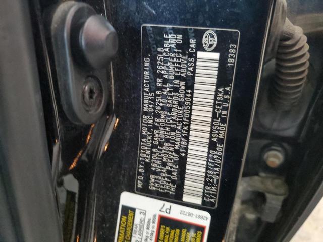 4T1BF1FK1FU059044 - 2015 TOYOTA CAMRY LE BLACK photo 13