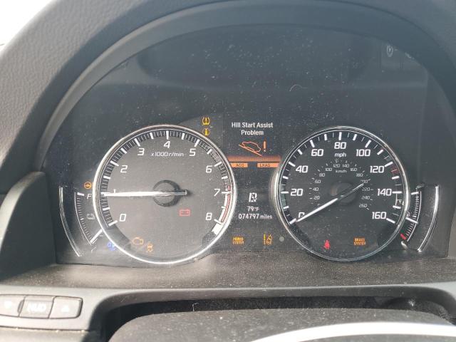 JH4KC2F91JC000122 - 2018 ACURA RLX SPORT HYBRID ADVANCE BLACK photo 9