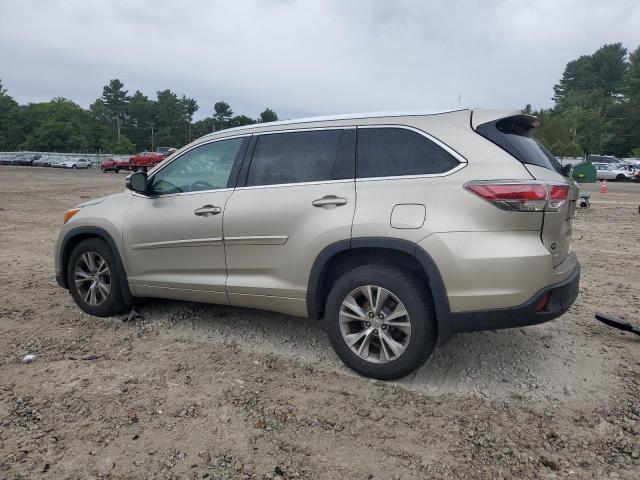 5TDJKRFH1FS223881 - 2015 TOYOTA HIGHLANDER XLE 奶油色 照片 2