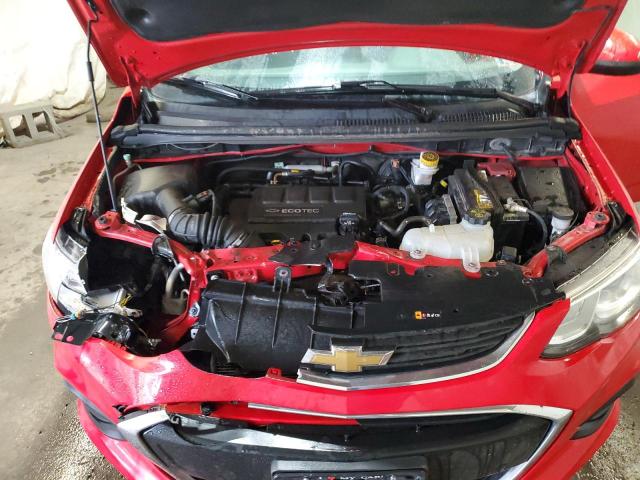1G1JG6SB4L4128247 - 2020 CHEVROLET SONIC Կարմիր լուսանկար 11
