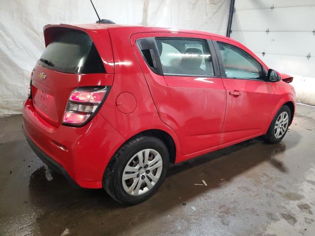 1G1JG6SB4L4128247 - 2020 CHEVROLET SONIC Կարմիր լուսանկար 3