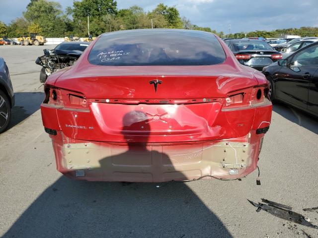 5YJSA1E16HF228546 - 2017 TESLA MODEL S წითელი ფოტო 6