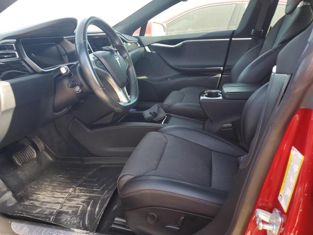 5YJSA1E16HF228546 - 2017 TESLA MODEL S წითელი ფოტო 7
