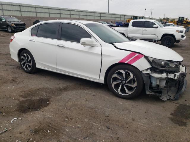 1HGCR2F82GA080628 - 2016 HONDA ACCORD EXL WHITE photo 4