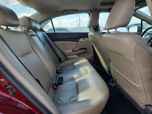 2HGFB2F9XFH549863 - 2015 HONDA CIVIC EXL 栗色 照片 10