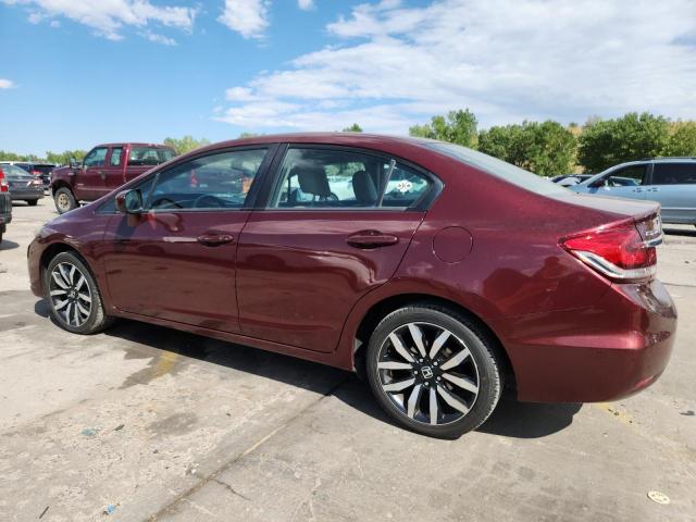 2HGFB2F9XFH549863 - 2015 HONDA CIVIC EXL 栗色 照片 2
