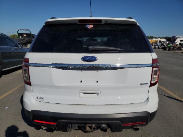 1FM5K8B82FGA87705 - 2015 FORD EXPLORER WHITE photo 6