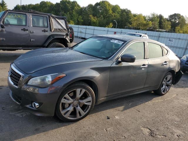 JN1BY1ARXDM604015 - 2013 INFINITI M37 X GRAY photo 1