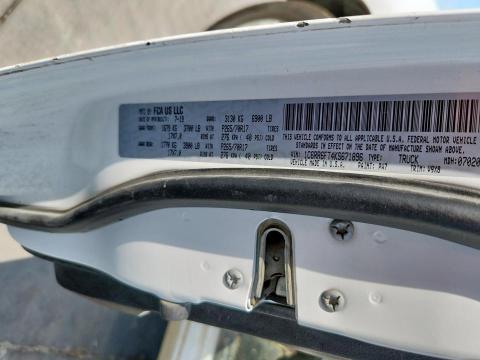 1C6RR6FT4KS671896 - 2019 RAM 1500 CLASSIC TRADESMAN WHITE photo 12