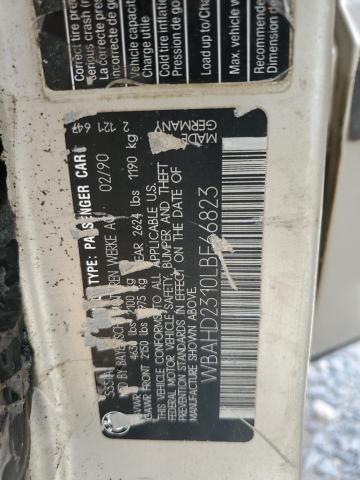 WBAHD2310LBF66823 - 1990 BMW 535 I AUTOMATIC ბეჟი ფოტო 12