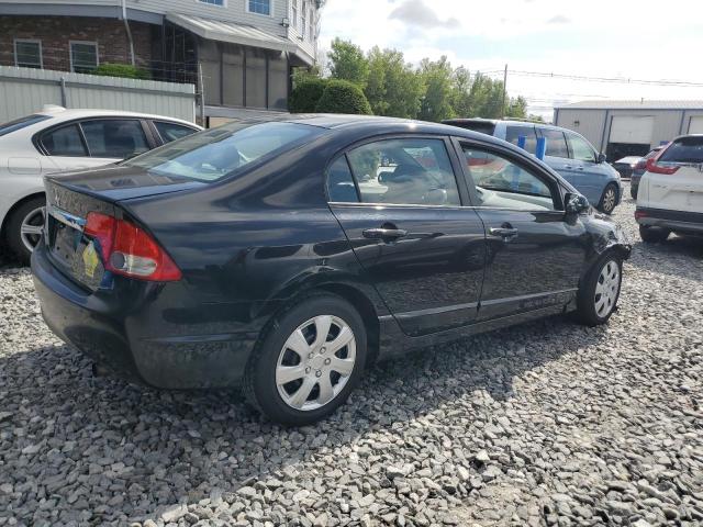 2HGFA165X9H341626 - 2009 HONDA CIVIC LX BLACK photo 3