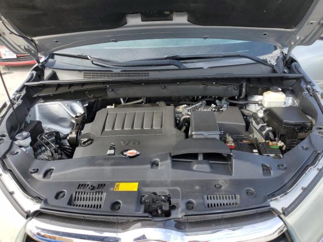 5TDKKRFH9FS105484 - 2015 TOYOTA HIGHLANDER XLE Gümüş foto 12