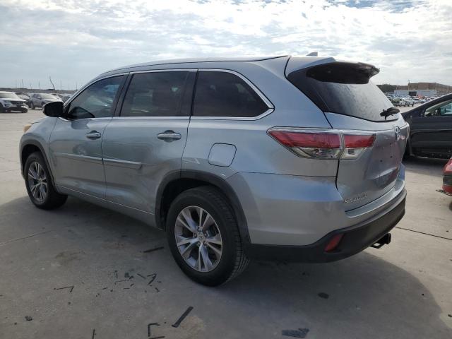 5TDKKRFH9FS105484 - 2015 TOYOTA HIGHLANDER XLE Gümüş foto 2