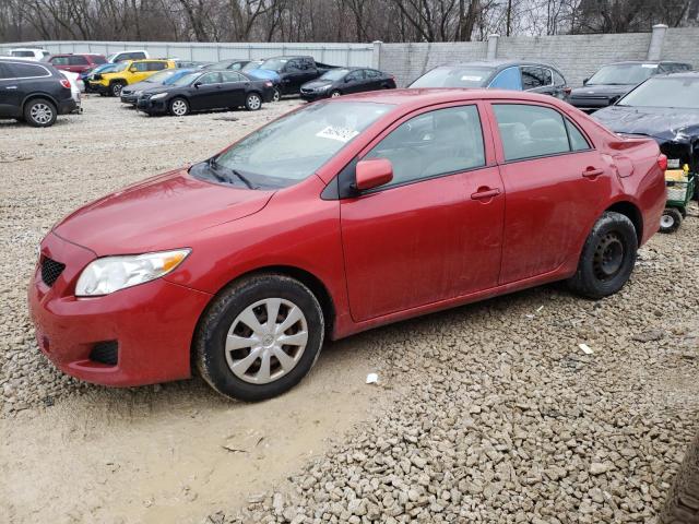 1NXBU40EX9Z160369 - 2009 TOYOTA COROLLA BASE RED photo 1