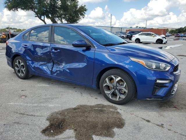 3KPF24AD9KE020402 - 2019 KIA FORTE FE 蓝色 照片 4