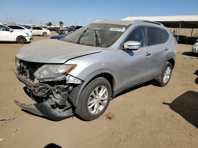 KNMAT2MV5GP622785 - 2016 NISSAN ROGUE S SILVER photo 1