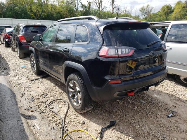 1C4PJMBX2KD458504 - 2019 JEEP CHEROKEE TRAILHAWK BLACK photo 2