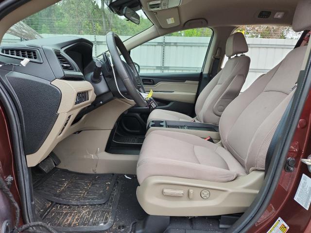 5FNRL6H54LB006097 - 2020 HONDA ODYSSEY EX BURGUNDY photo 7