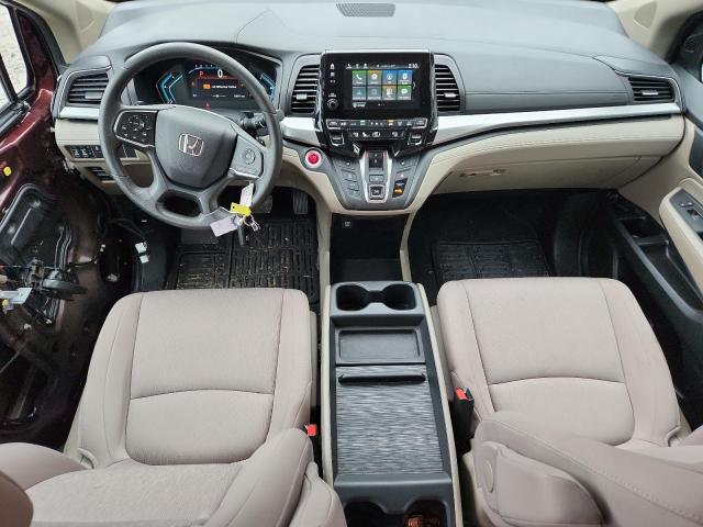 5FNRL6H54LB006097 - 2020 HONDA ODYSSEY EX BURGUNDY photo 8