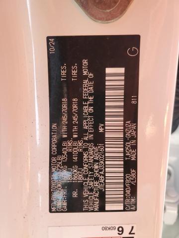 JTEABFAJ3SK021601 - 2025 TOYOTA LAND CRUIS BASE Blanco foto 14