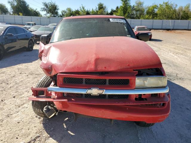 1GNCS18W92K151505 - 2002 CHEVROLET BLAZER RED photo 5