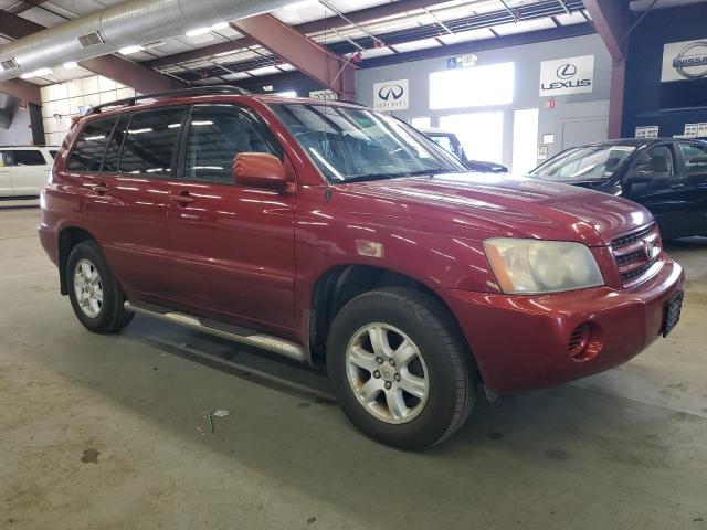 JTEHF21A110021036 - 2001 TOYOTA HIGHLANDER RED photo 4