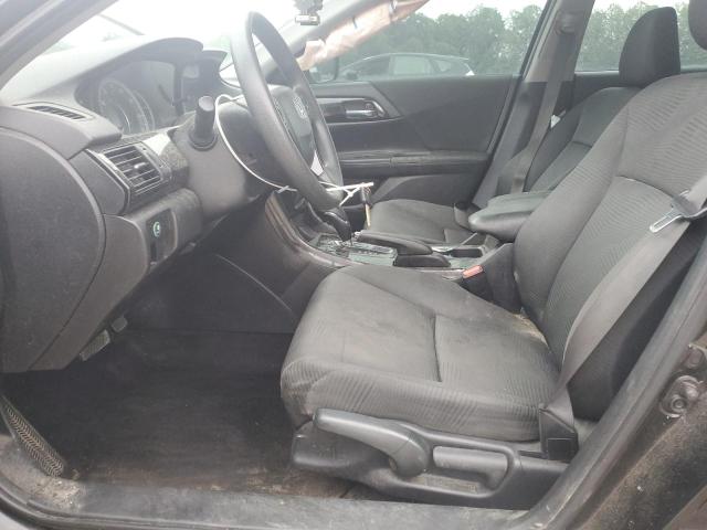 1HGCR2F39GA217035 - 2016 HONDA ACCORD LX BLACK photo 7