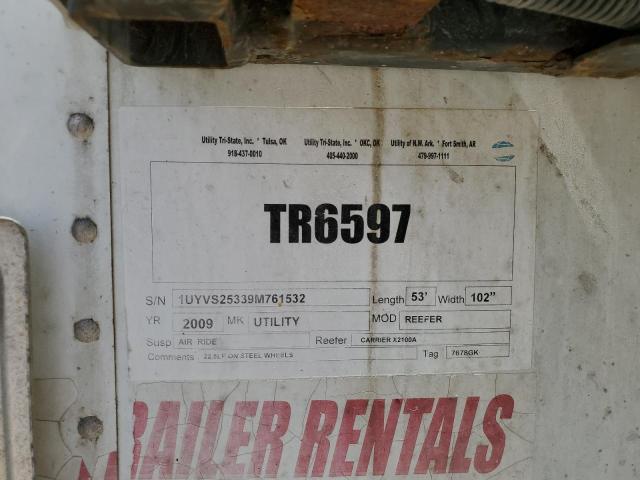 1UYVS25339M761532 - 2009 UTILITY TRAILER WHITE photo 10