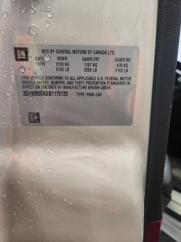 2G1WB5EKXB1175125 - 2011 CHEVROLET IMPALA LT BEIGE photo 13