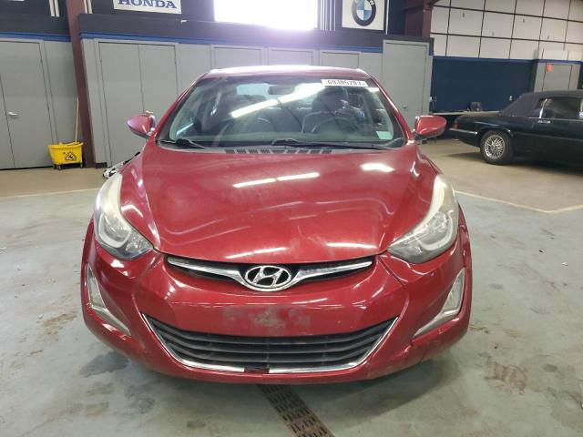 5NPDH4AE0EH543838 - 2014 HYUNDAI ELANTRA SE RED photo 5