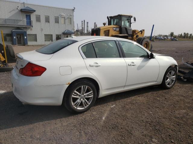 JN1DV6AR0BM653462 - 2011 INFINITI G25 WHITE photo 3