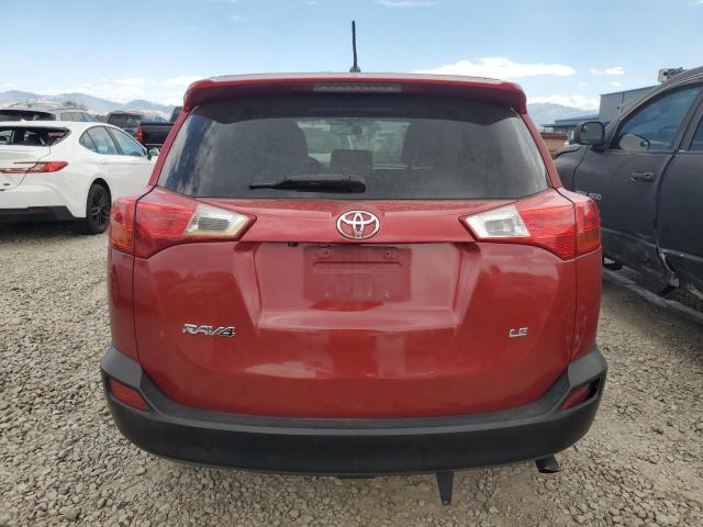 2T3BFREV6DW040309 - 2013 TOYOTA RAV4 LE RED photo 6