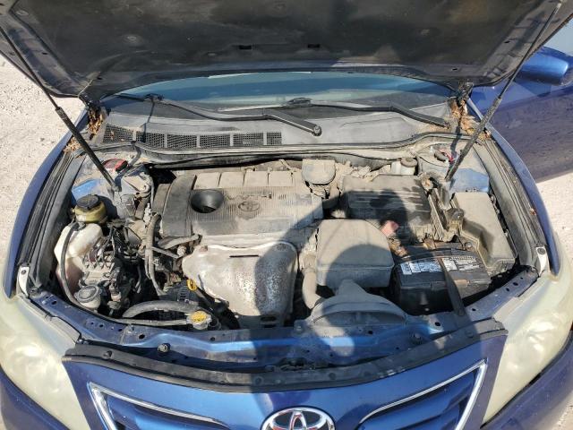 4T1BF3EK7BU639342 - 2011 TOYOTA CAMRY BASE BLUE photo 11