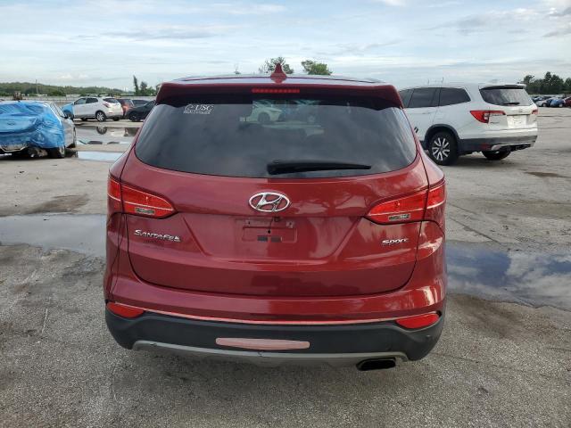 5XYZT3LB6GG361931 - 2016 HYUNDAI SANTA FE S RED photo 6