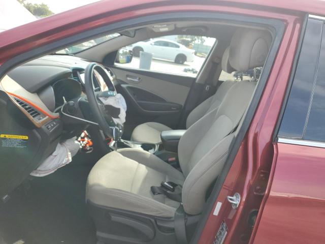 5XYZT3LB6GG361931 - 2016 HYUNDAI SANTA FE S RED photo 7