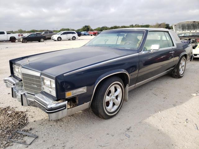 1G6AL5787EE664510 - 1984 CADILLAC ELDORADO BLUE photo 1