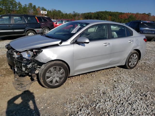 3KPA24AD6NE435899 - 2022 KIA RIO LX SILVER photo 1