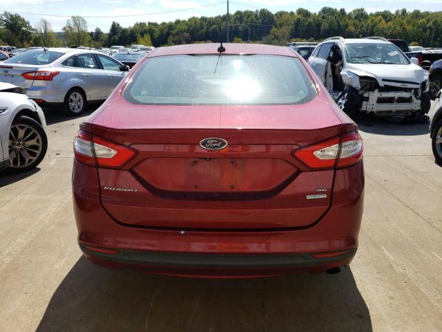 1FA6P0HD5G5128671 - 2016 FORD FUSION SE MAROON photo 6