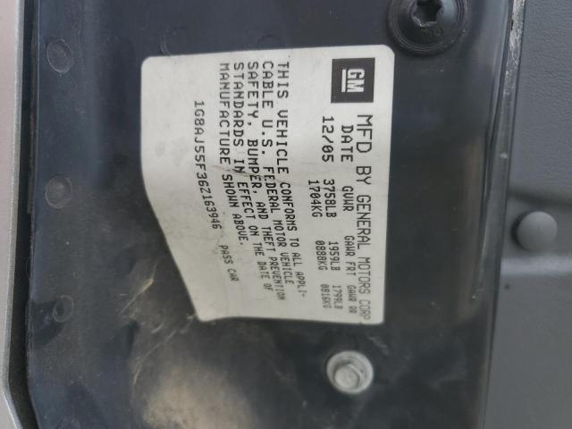 1G8AJ55F36Z163946 - 2006 SATURN ION LEVEL 2 Argent photo 12