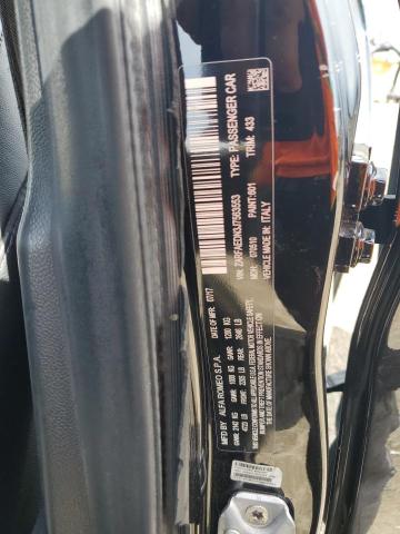 ZARFAEDN3J7563553 - 2018 ALFA ROMEO GIULIA Q4 შავი ფოტო 13