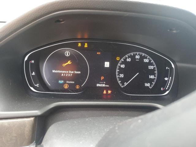 1HGCV1F50JA156298 - 2018 HONDA ACCORD EXL WHITE photo 9