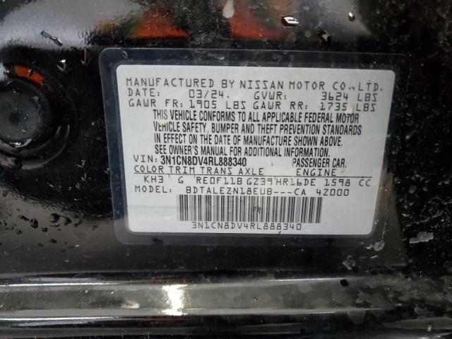 3N1CN8DV4RL888340 - 2024 NISSAN VERSA S Qara foto 12