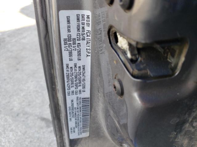 ZFBERFBB3J6L12537 - 2018 RAM PROMASTER SLT GRAY photo 13