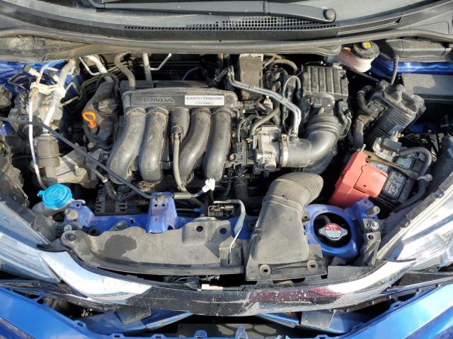 3HGGK5H46KM751926 - 2019 HONDA FIT LX BLUE photo 11