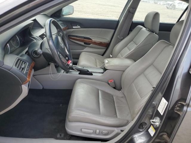 1HGCP2F8XCA060370 - 2012 HONDA ACCORD EXL GRAY photo 7